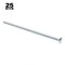 Prime-Line Carriage Bolts, 1/4 in.-20 X 6 in., A307 Grade A Zinc Plated Steel (25 Pack) 9062659 - alternate 2